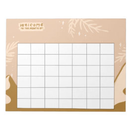 Bloco De Notas Rastreadores de Rotina Semanal