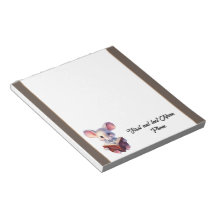 Rato bonito com livro