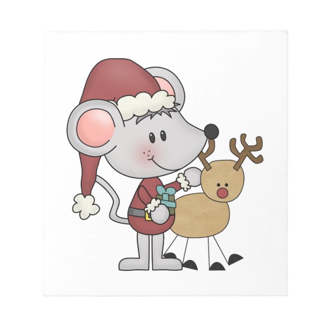 Bloco De Notas Rato do Natal e (Frente)