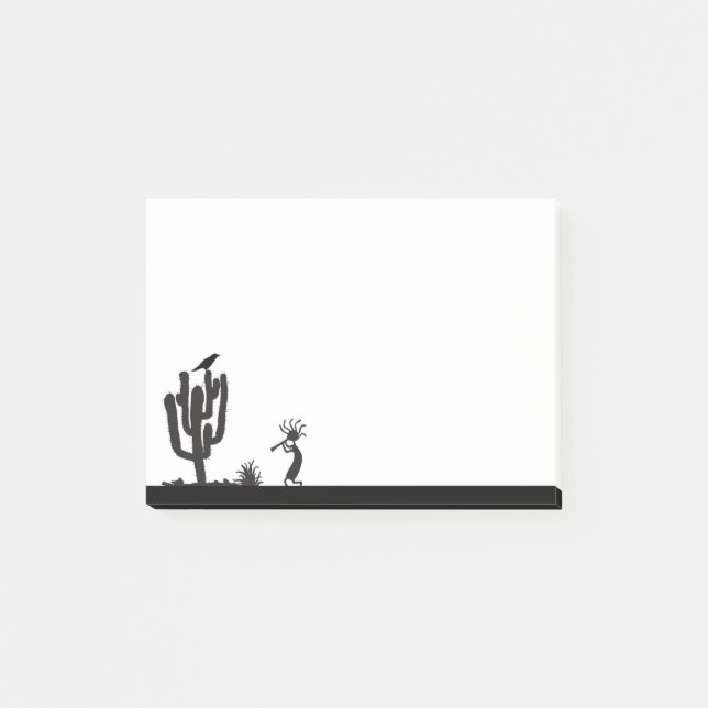 Bloco De Notas Raven e Kokopelli (Frente)