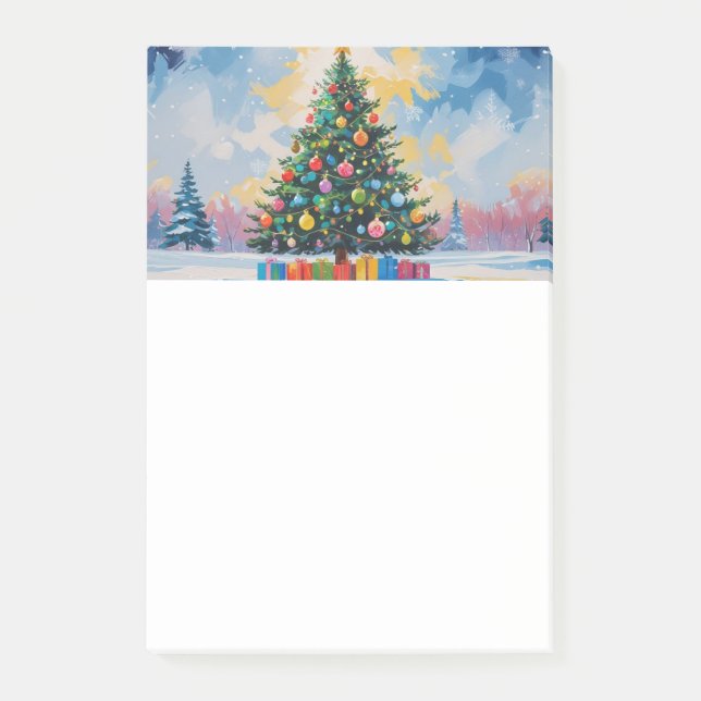Bloco De Notas Recados de Natal quadro branco (Frente)