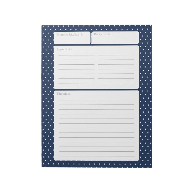 Bloco De Notas Receber Bolinhas e Azul de Página (Invertido)