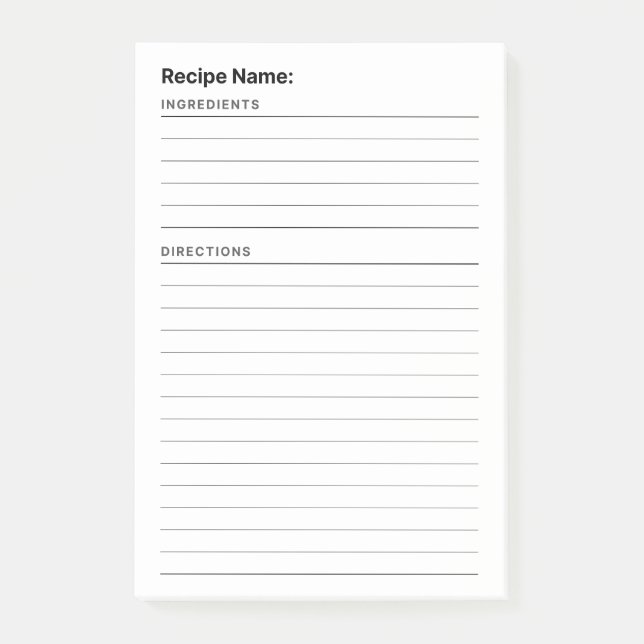 Bloco De Notas Receita (Frente)