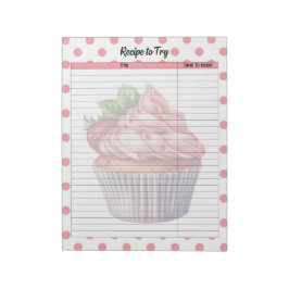 Bloco De Notas Receita de Tratamentos de Morango Retroativo