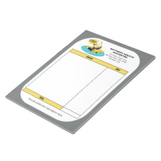 Bloco De Notas Recibo de Nota Fiscal de Negócios de Colheita Aquá