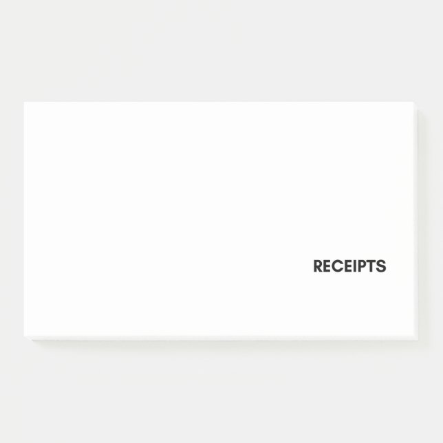 Bloco De Notas recibos (Frente)