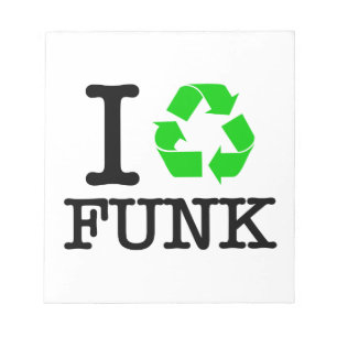 Bloco De Notas Reciclar Funk