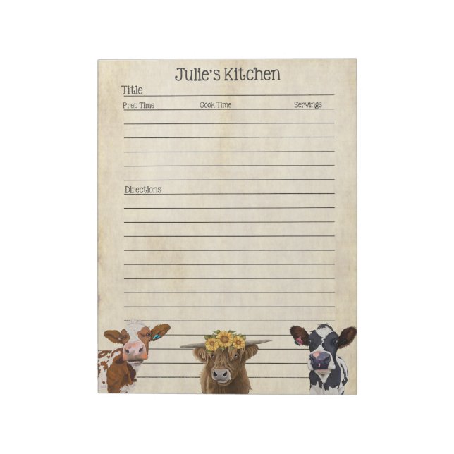 Bloco De Notas Recipiente de Vaca Lover - Perfeito para compartil (Invertido)