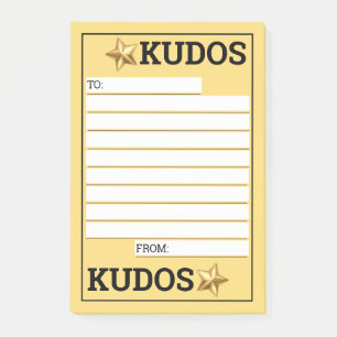 Bloco De Notas Reconhecimento personalizado de kudos de noivado d