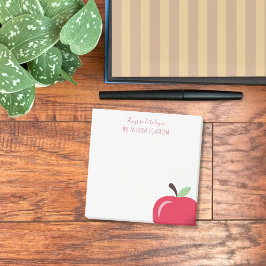 Bloco De Notas Red Apple Part Professor Small Posta-It Notes