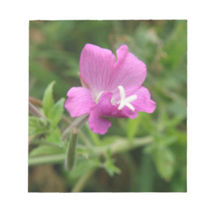 Bloco De Notas Red Campion Wildflower Notepad