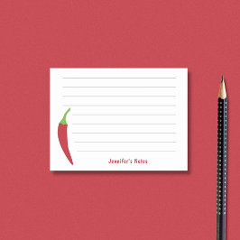 Bloco De Notas Red Chili Pepper