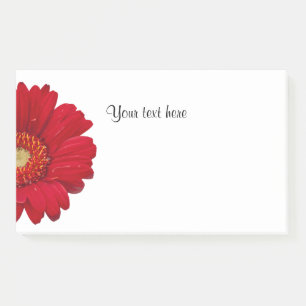 Bloco De Notas Red Gerbera Daisy Modelo