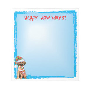 Bloco De Notas Red Hlidays Felizes