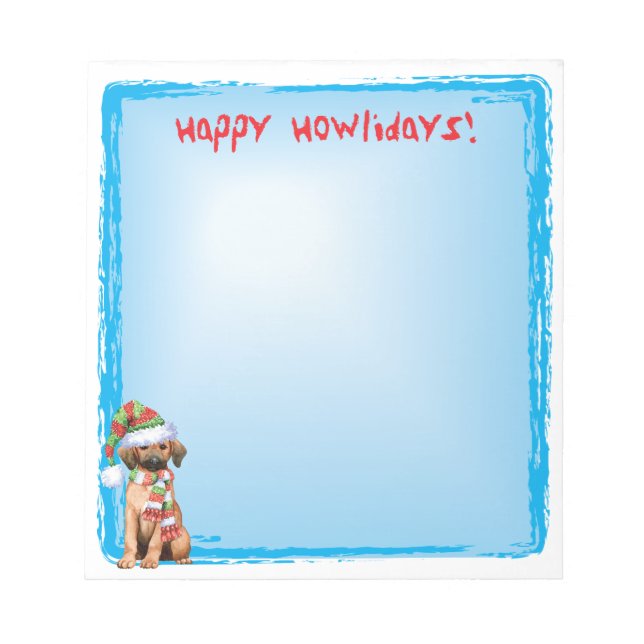 Bloco De Notas Red Hlidays Felizes (Frente)