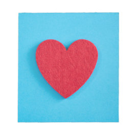 Bloco De Notas Red Love Heart
