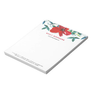 Bloco De Notas Red Poppy