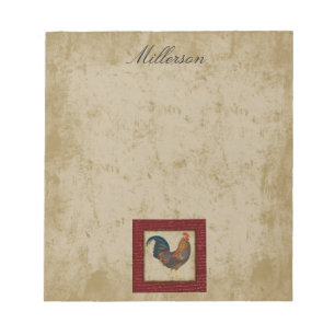 Bloco De Notas Red Rooster