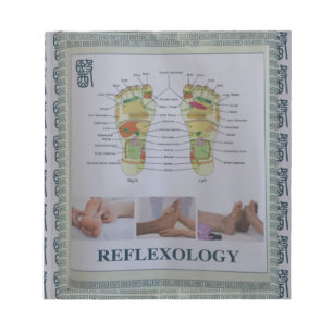 Bloco De Notas REFLEXOLOGIA Espírito do corpo do Poster do Cheio