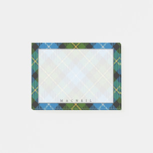 Bloco De Notas Regal Escocês Clan MacNeil Tartan
