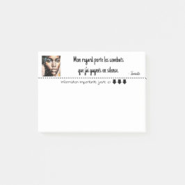 Bloco De Notas Regard pixelisé intense 