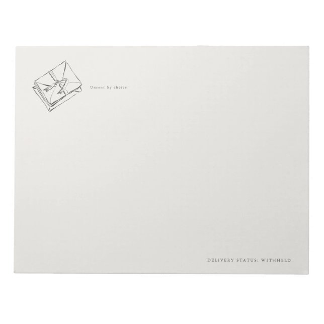 Bloco De Notas Regência Epistolar Escuridão Acadêmica (Frente)