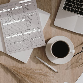 Bloco De Notas Registro diário de cuidadores, assistência ao idos