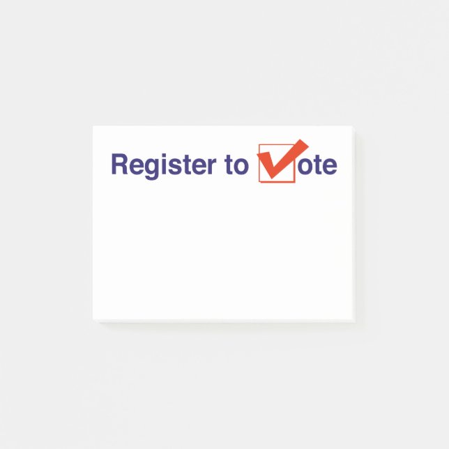 Bloco De Notas Registro Para Votação 2026 (Frente)