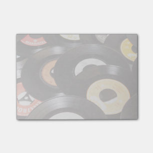 Bloco De Notas Registros do vintage 45rpm