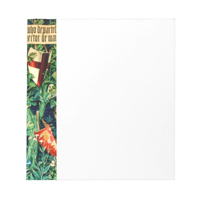 Bloco De Notas Rei Medieval Arthur William Morris (Frente)