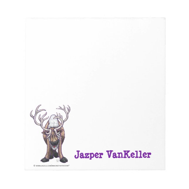 Bloco De Notas Reindeer Stationery (Frente)