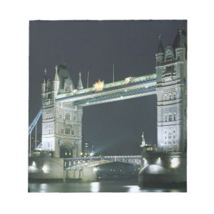 Bloco De Notas Reino Unido, Inglaterra, Londres, Tower Bridge.