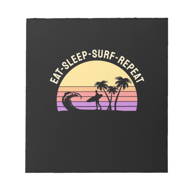 Bloco De Notas Repetir o Surf de latência (Frente)