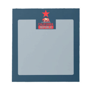 Bloco De Notas República da Califórnia no Estilo de Esperança Urb