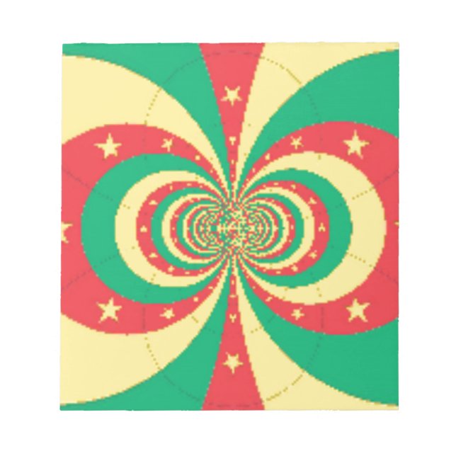 Bloco De Notas République du Cameroun, estrela de cinco pontas (Frente)