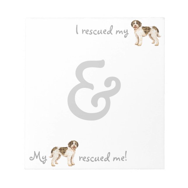 Bloco De Notas Resgate Lagotto (Frente)