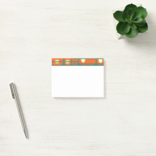 Bloco De Notas Retângulos e Círculos Notas de Posto