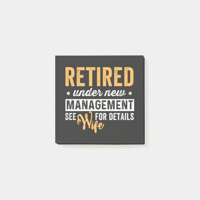 Bloco De Notas retired under new management see wife for details. (Frente)
