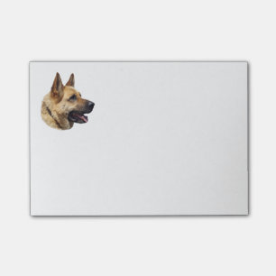 Bloco De Notas Retrato Alsatian do german shepherd