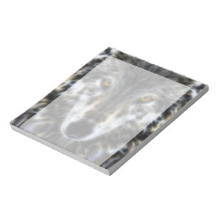 Bloco De Notas Retrato gráfico Wolf Inspiration