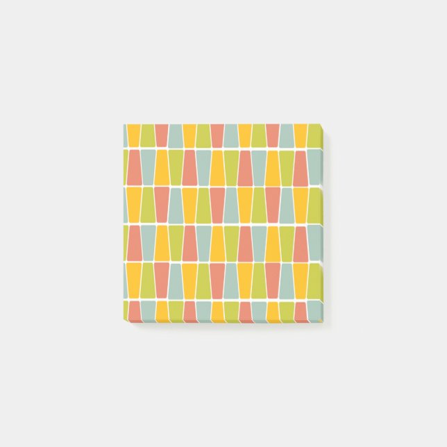 Bloco De Notas Retro Trapezoids (Frente)