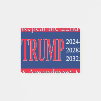 Bloco De Notas Revogar A 22ª Emenda! Trump 2024 2028 2032