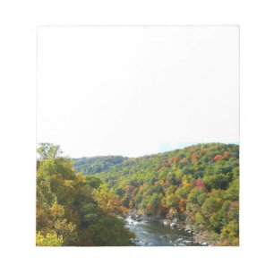 Bloco De Notas Rio Ohiopyle no outono II do outono do outono de P