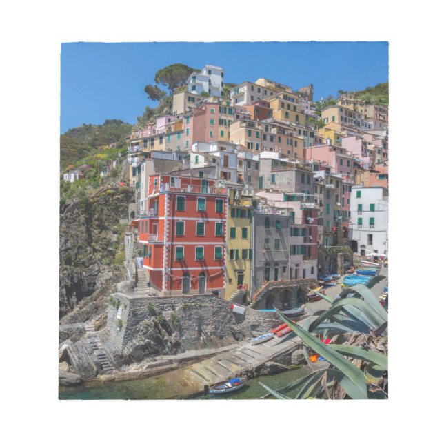 Bloco De Notas Riomaggiore Cinque Terre Liguria Itália (Frente)