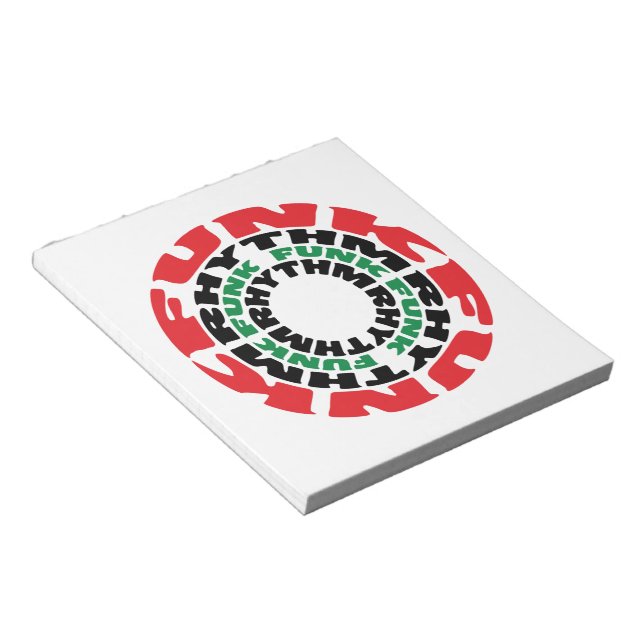 Bloco De Notas Ritmo Funk Funk Rhythm (Inclinado)