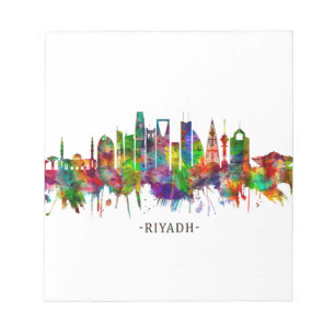 Bloco De Notas Riyadh Arábia Saudita Skyline