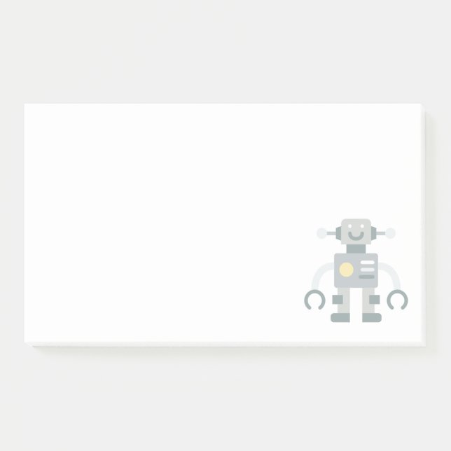 Bloco De Notas robô (Frente)