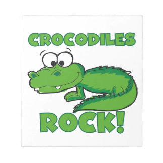 Bloco De Notas Rocha dos crocodilos