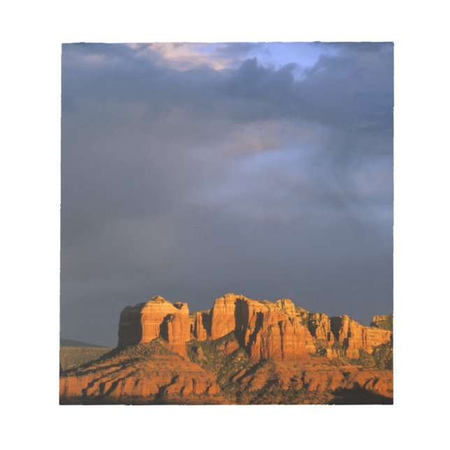 Bloco De Notas Rochas da Catedral em Sedona Arizona (Frente)