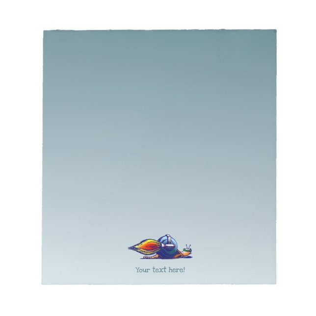 Bloco De Notas Rocket Snail (Frente)